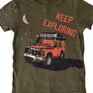 3 for $15 JCrew Kids Adventure T-Shirt - Olive Green